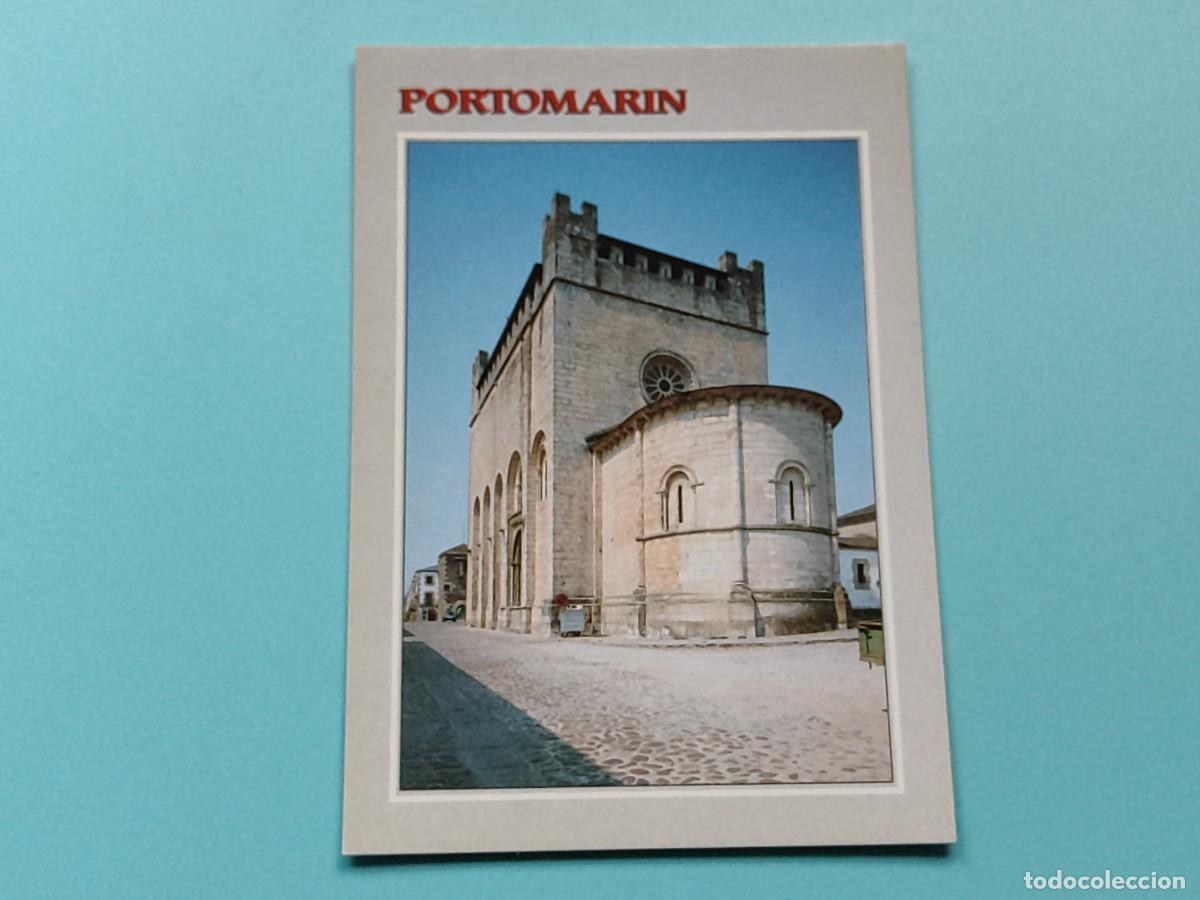 Postales: PORTOMAR&Iacute;N (Lugo) .- N⁰ 1 IGLESIA ROM&Aacute;NICA SIGLO XII.- Postal antigua sin circular