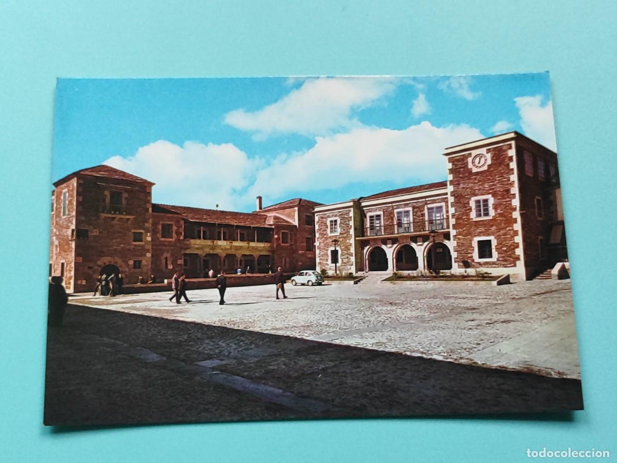 Postcards: NUEVO PORTOMAR&Iacute;N (Lugo) .- N⁰ 2017 AYUNTAMIENTO, CASA SINDICAL .- Postal antigua sin circular