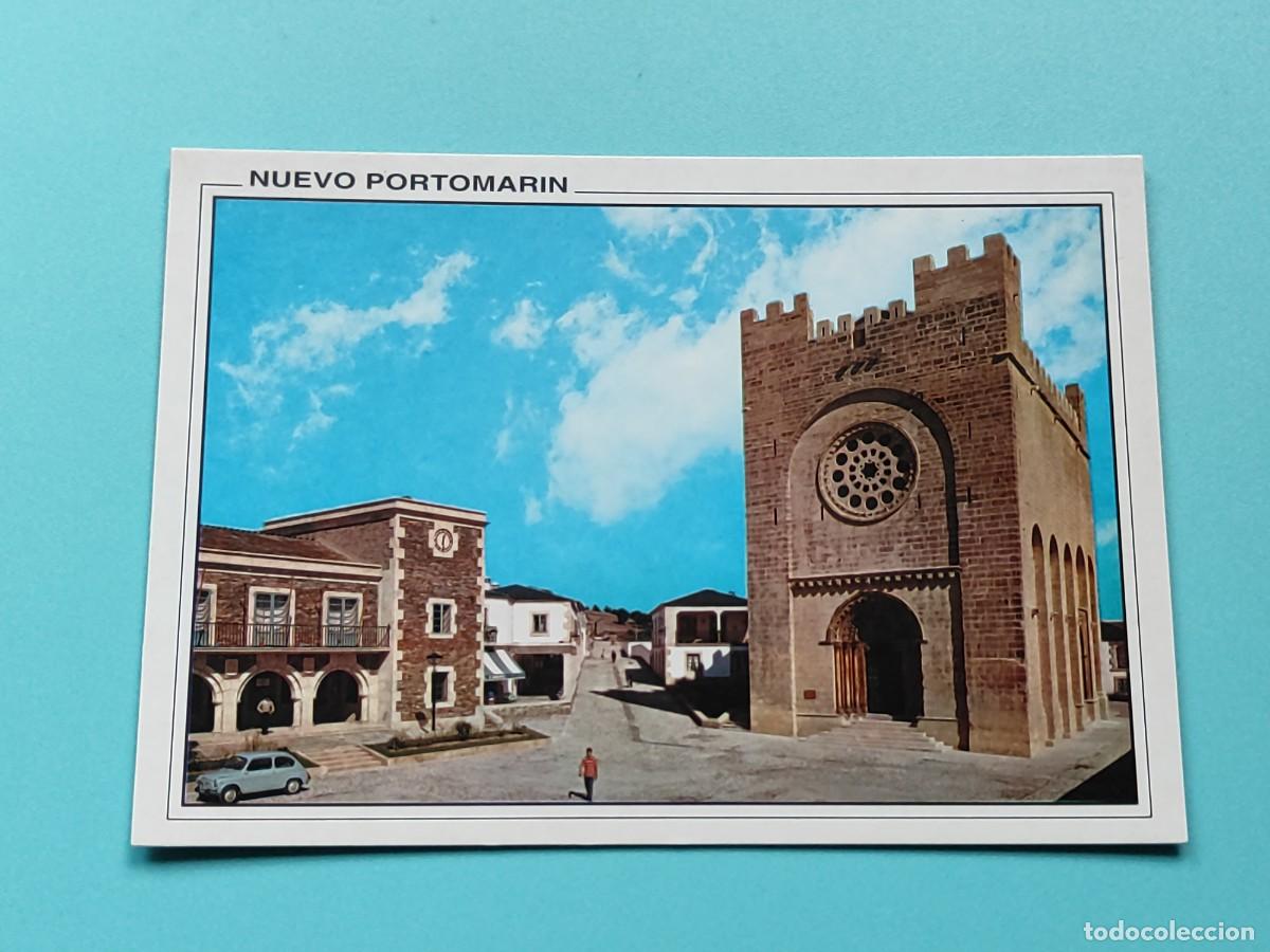 Postales: NUEVO PORTOMAR&Iacute;N (Lugo) .- N⁰ 2018 IGLESIA ROMANICA SIGLO XII .- Postal antigua sin circular