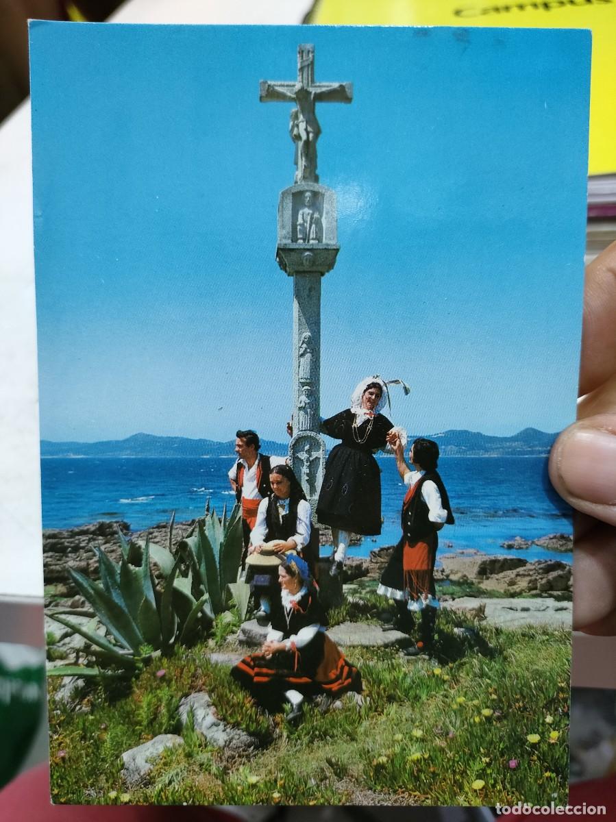 Postcards: Postal GALICIA N 3352 FAMA 1997 escrita y sellada arrugada
