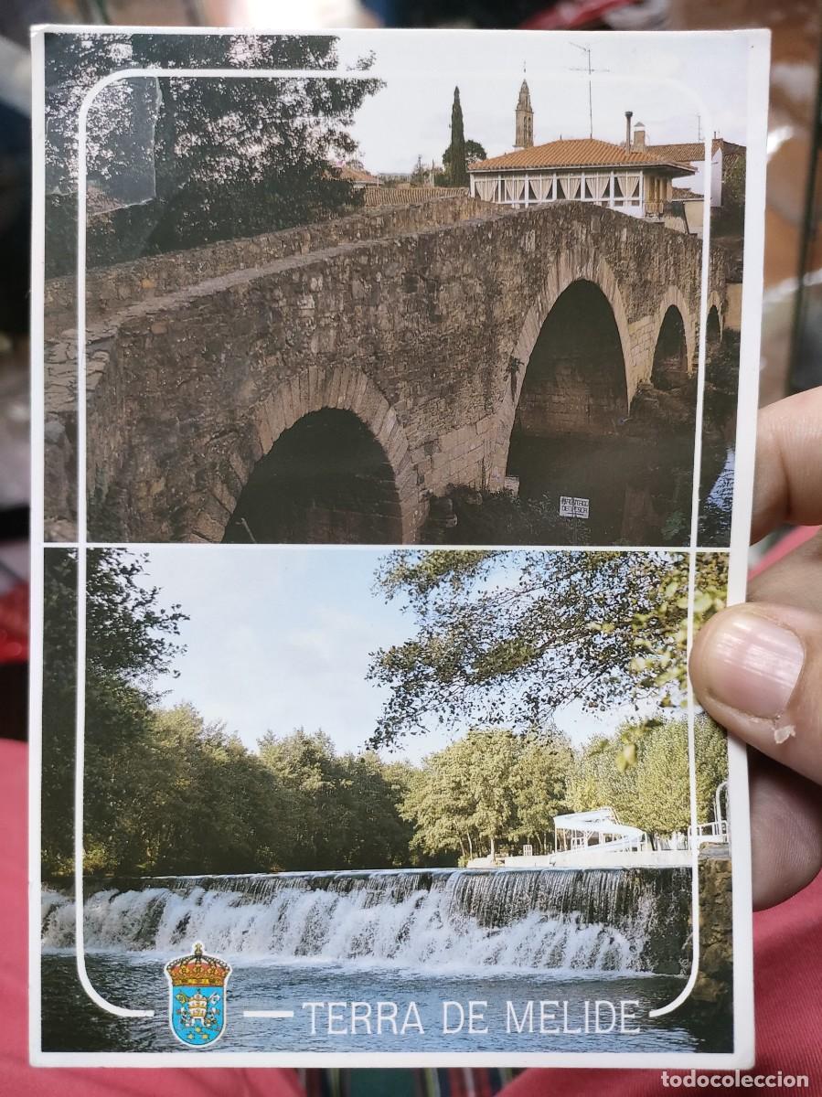 Postkarten: Postal TERRA DE MELIDE Ponte Rom&aacute;nica Seculo XII FAMA 2000 Escrita y Bellamente Sellada