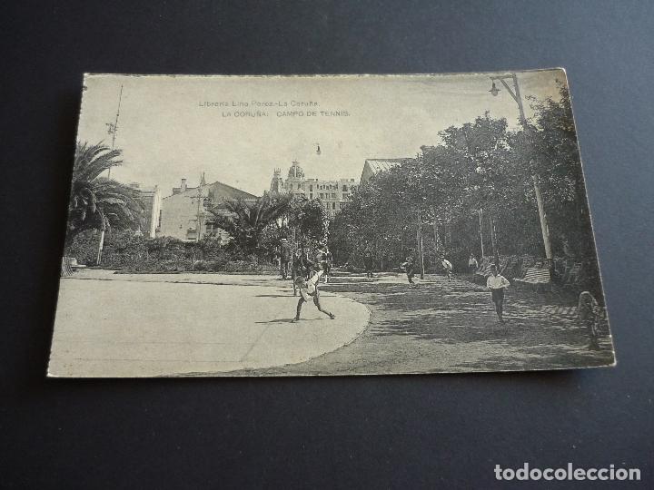 Postales: LA CORU&Ntilde;A CAMPO DE TENNIS - Foto 1