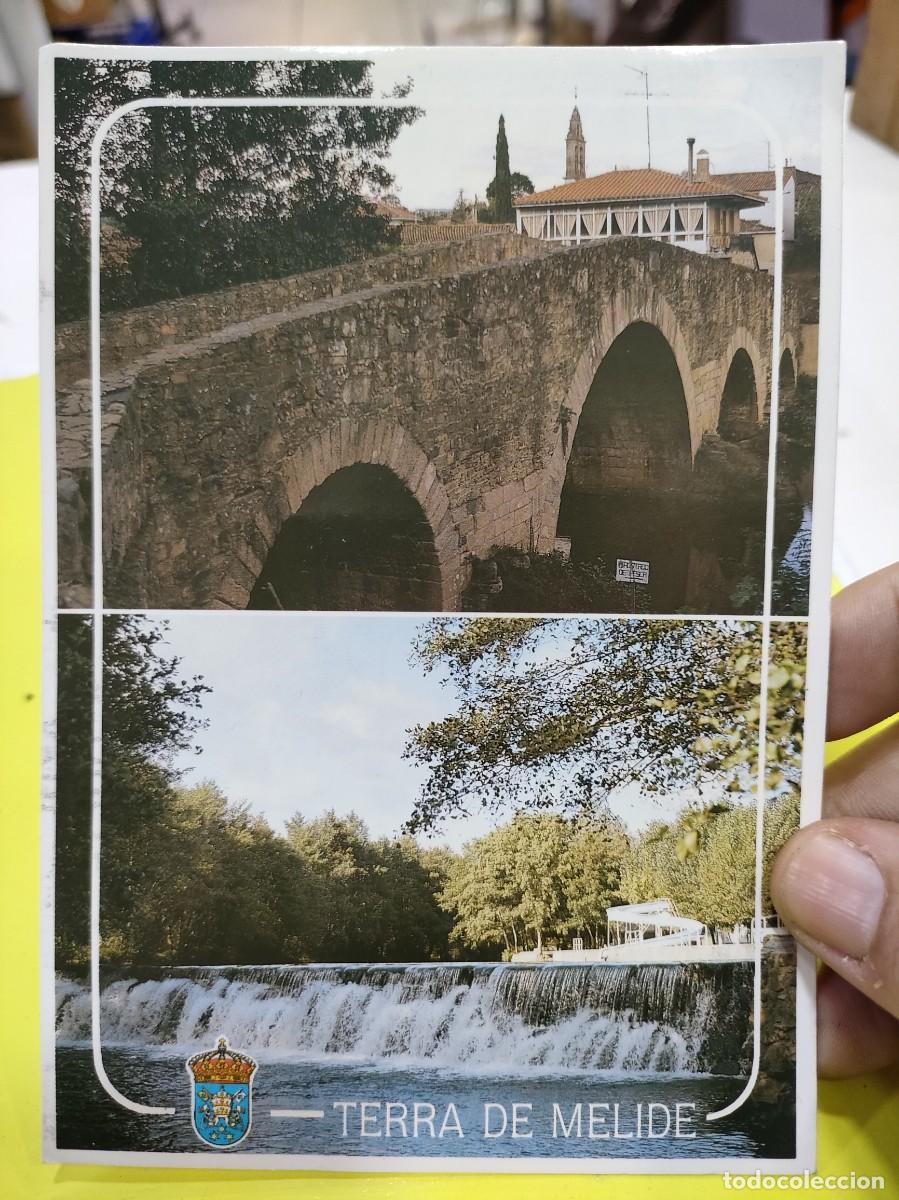 Postcards: Postal TERRA DE MELIDE Ponte Rom&aacute;nica Seculo XII FAMA 2003 Escrita y Bellamente Sellada