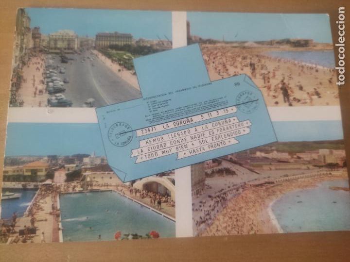 Postales: LA CORU&Ntilde;A 24 ESCRITA ED ALARDE - Foto 1
