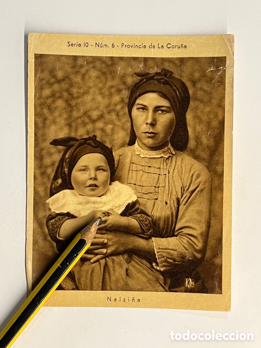 Postcards: CROMO KSDO 12 x 9 cm. Serie 10, No.6, Naizi&ntilde;a . Provincia de La Coru&ntilde;a