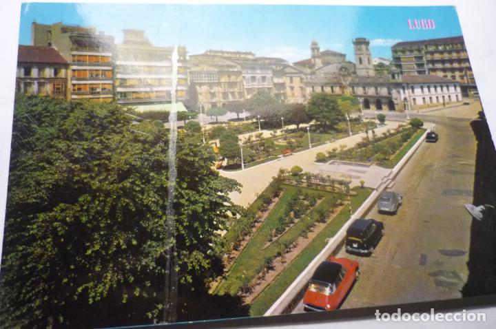 Postales: postal lugo-pl.espa&ntilde;a circulada - Foto 1