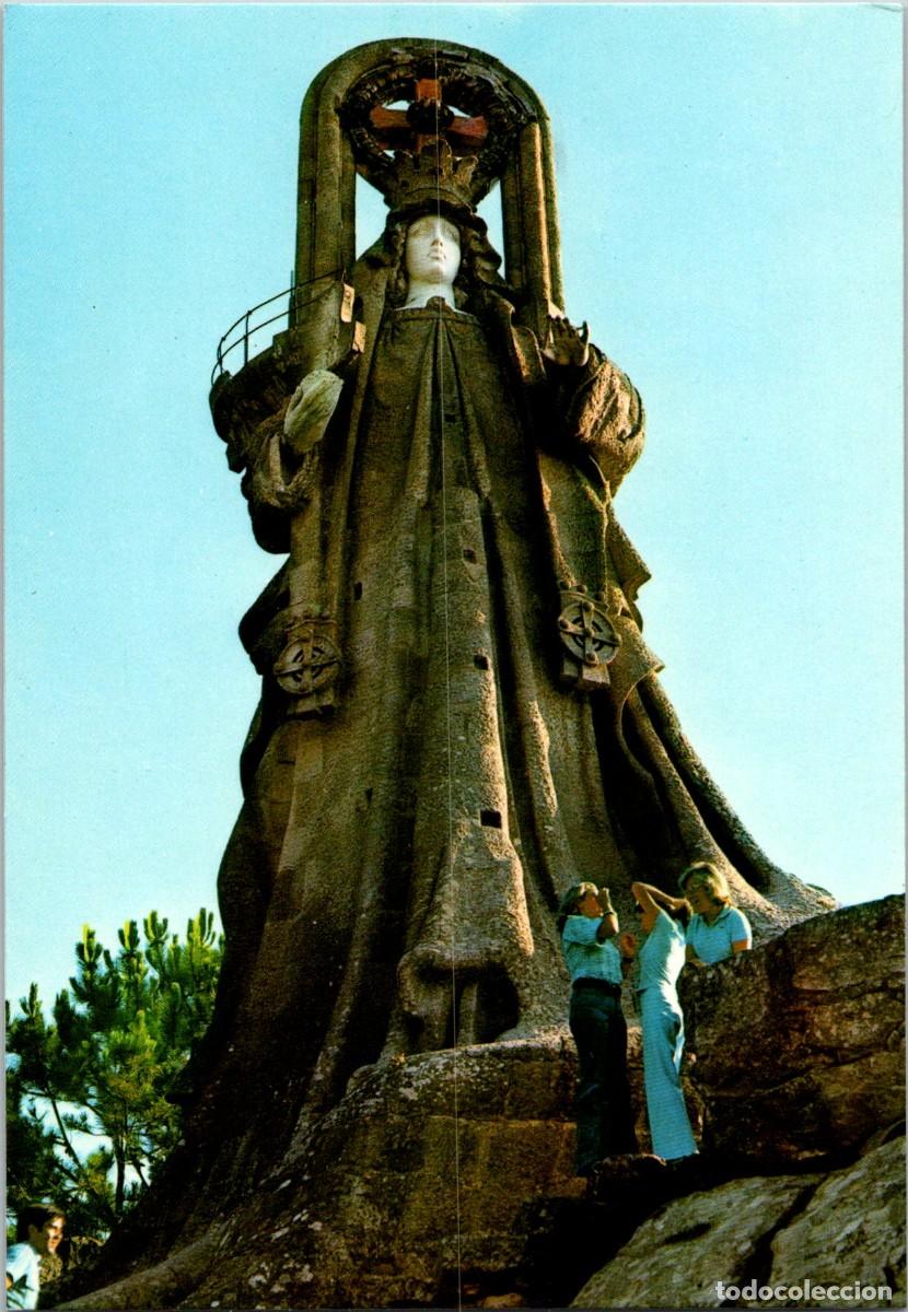 Postales: Bayona la Real (Pontevedra) - Virgen de la Roca - Fama 3487 - 148x103mm