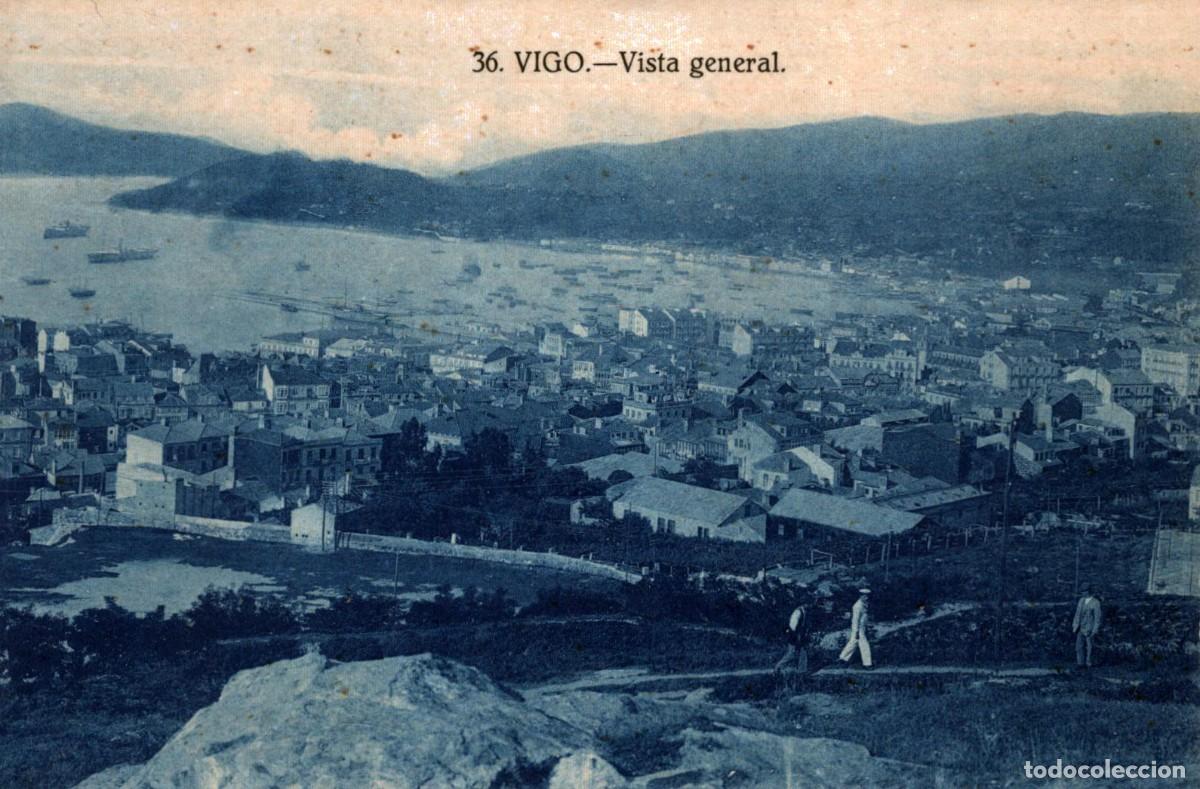Postales: vigo vista general sin circular - Foto 1