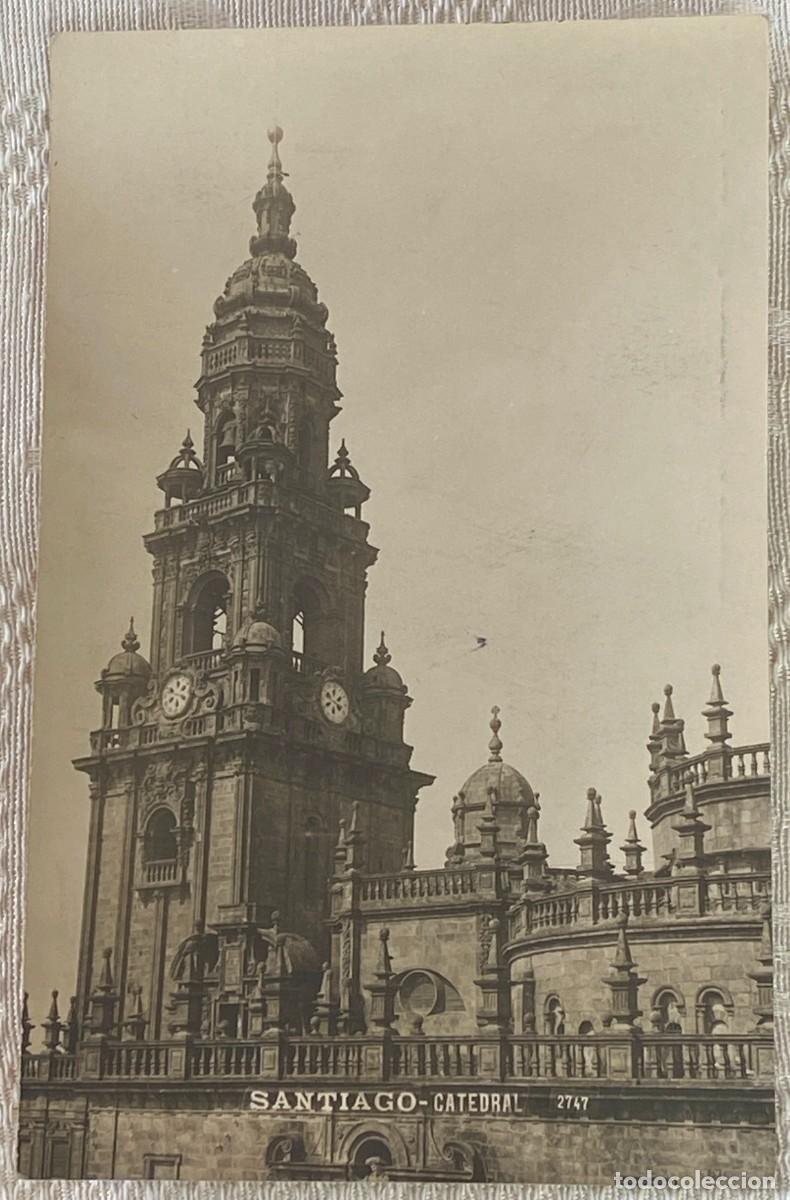Postkarten: POSTAL FOTOGRAFICA, SANTIAGO DE COMPOSTELA, CATEDRAL, 2747 FERRER, ESCRITA, SIN CIRCULAR