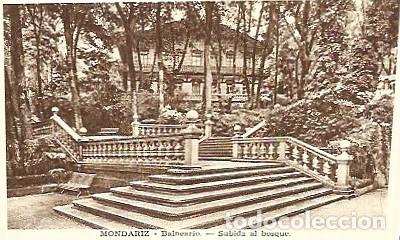 Postkarten: Espa&ntilde;a ** & 1Postale, Mondariz, Balneario, Subida al Bosque, L. Roisin (68776