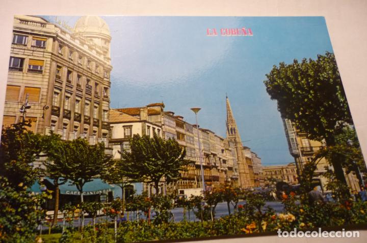 Postales: POSTAL LA CORU&Ntilde;A -JARDINES DE ROSALEDA - Foto 1