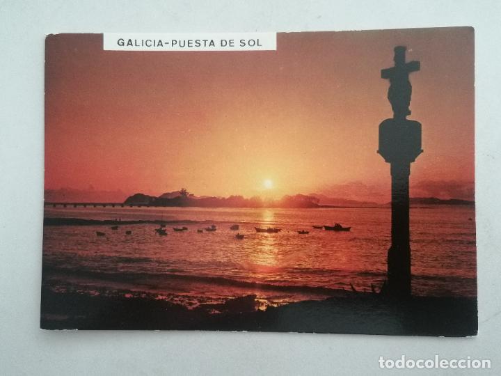 Postkarten: POSTAL GALICIA, PUESTA DE SOL, N&ordm; 3128