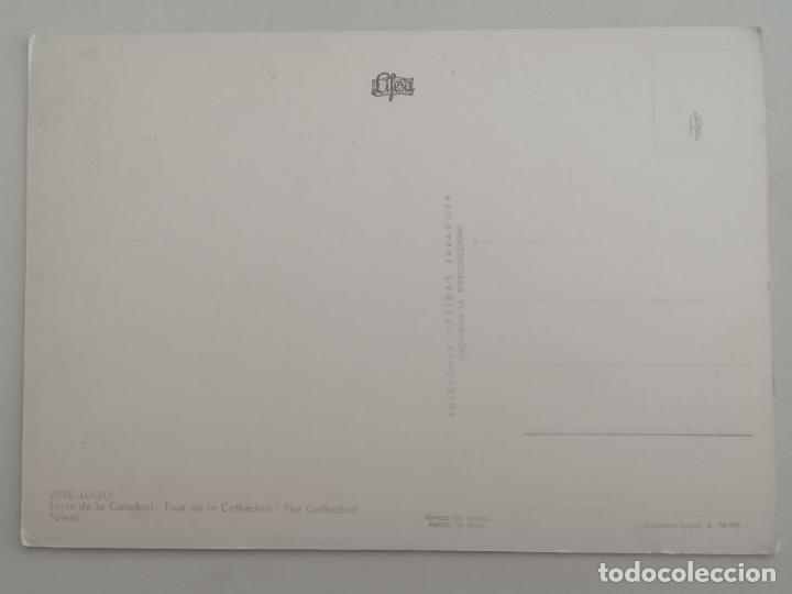 Postales: POSTAL LUGO, TORRE DE LA CATEDRAL - Foto 2