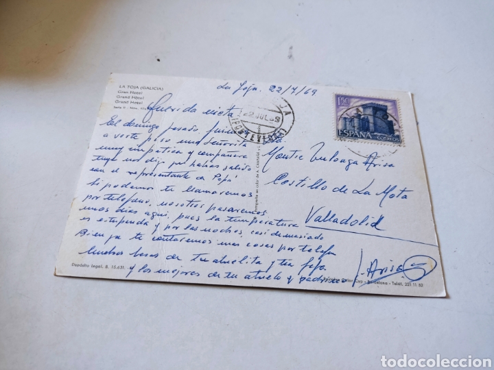 Postales: Postal La Toja,gran hotel - Foto 2