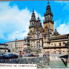 Postales: TARJETA POSTAL Nº 3208 SANTIAGO DE COMPOSTELA , CATEDRAL , FACHADA DEL OBRADOIRO - FAMA