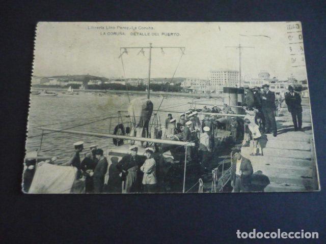 Cartoline: LA CORUÑA DETALLE DEL PUERTO