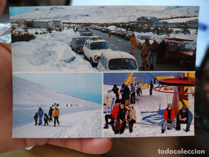 Cartes Postales: CABEZA MANZANEDA ESTACION INVERNAL GALICIA ED PARIS ANIMADA ESQUIANDO * ALPINISMO MONTA&Ntilde;ISMO