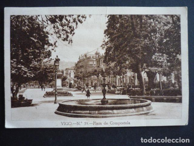 Postales: VIGO PLAZA DE COMPOSTELA - Foto 1