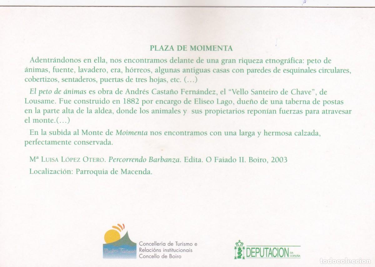 Postales: BOIRO (A CORU&Ntilde;A). RUEIRO DE MOIMENTA - Foto 2