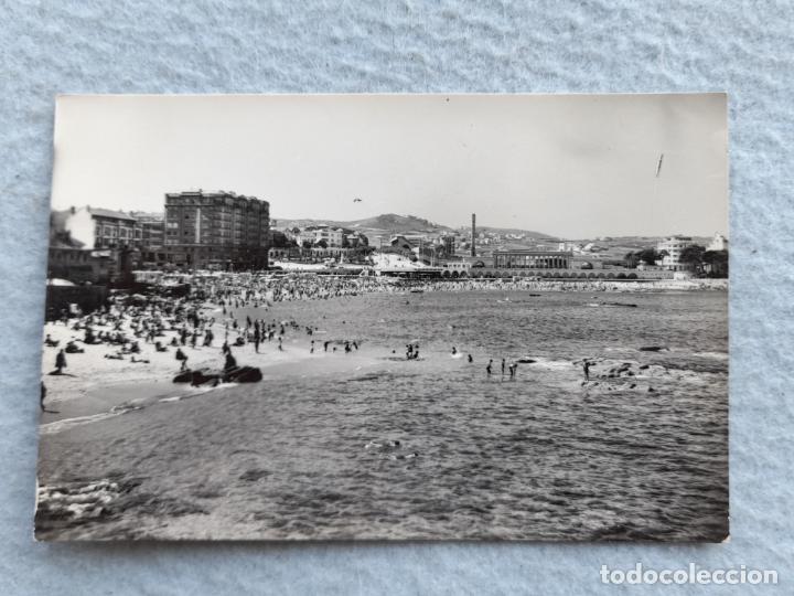 Postales: La Coru&ntilde;a. Playa de Riazor. - Foto 1