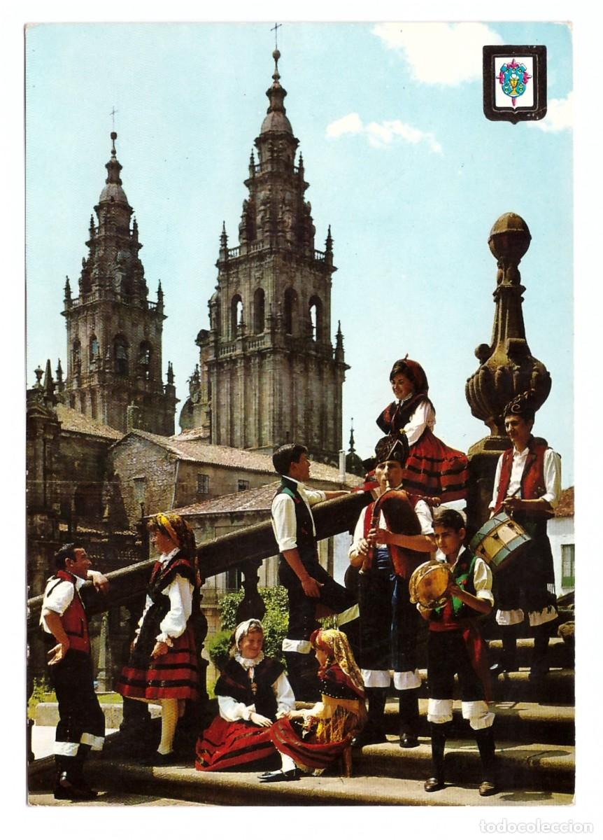 Postales: ESPA&Ntilde;A &bull; GALICIA &bull; EL GAITERO TOCA