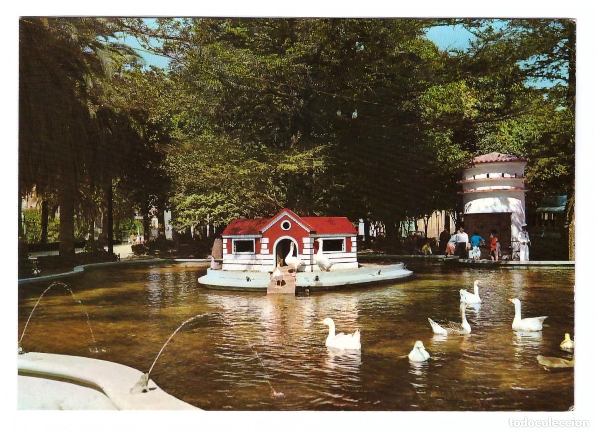 Postales: ESPA&Ntilde;A &bull; PONTEVEDRA &bull; ESTANQUE DEL PARQUE - Foto 1