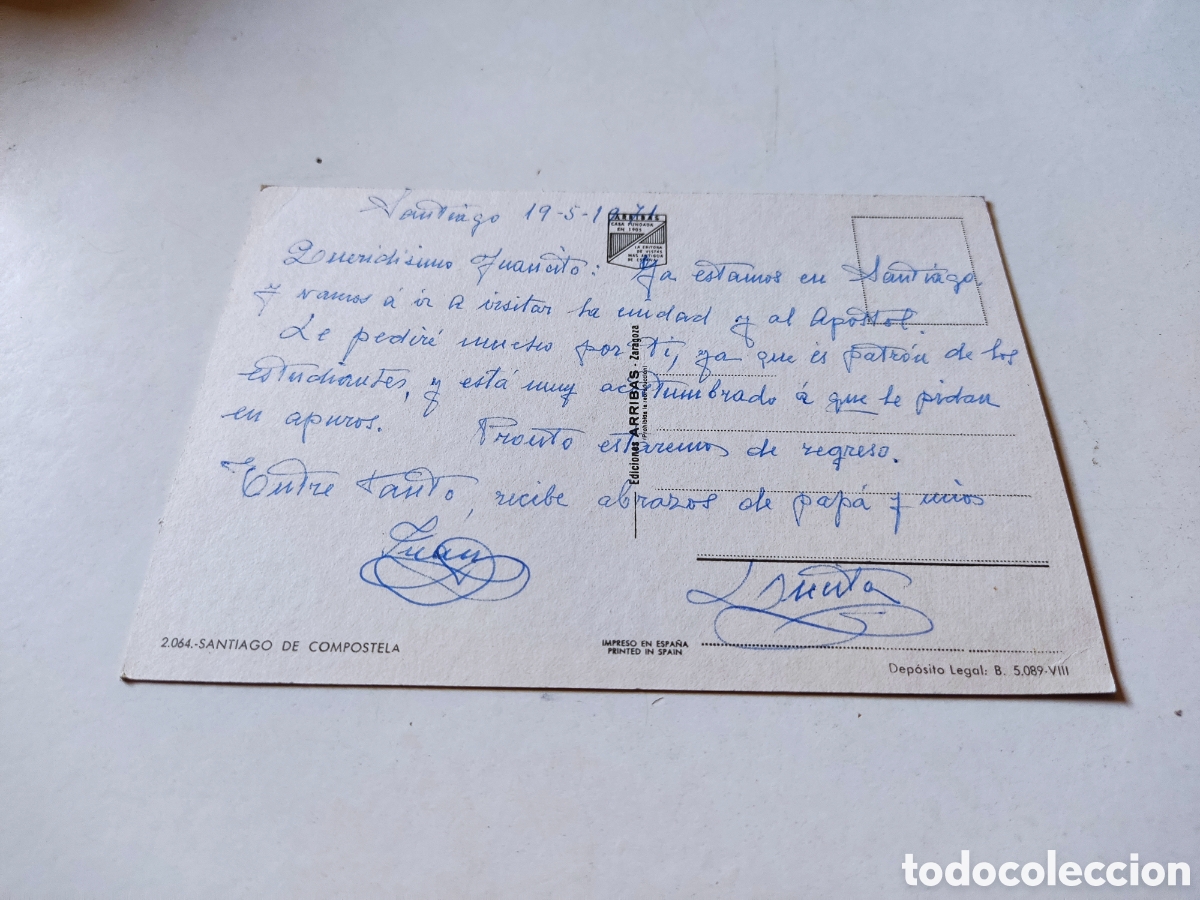 Postales: Postal Santiago de Compostela - Foto 2