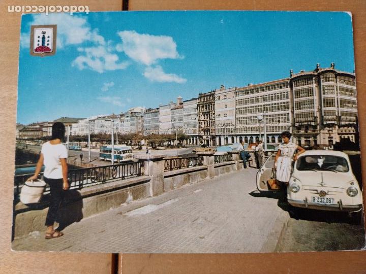 Postkarten: DARSENA CORUNA ED ESCUDO ORO N&ordm; 5 CIRCULADA