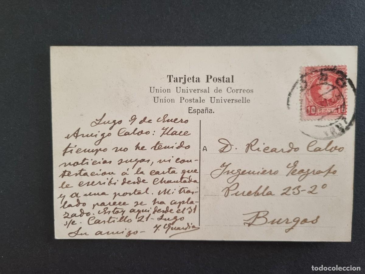 Postales: Antigua postal Lavanderas Lugo - Foto 2