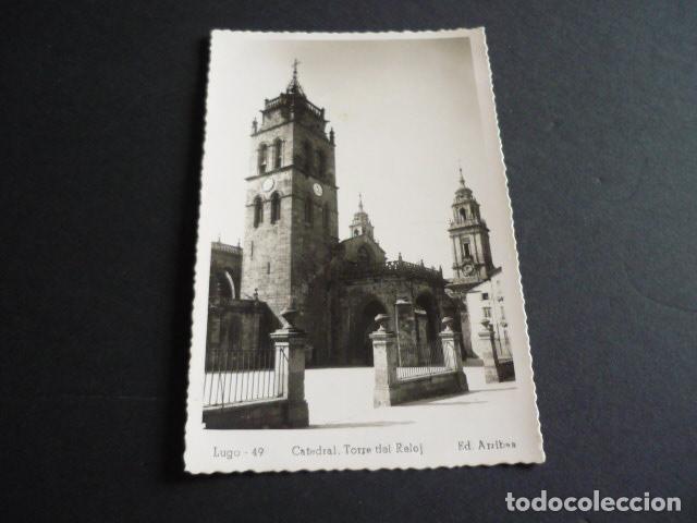Postales: LUGO CATEDRAL PUERTA DEL RELOJ - Foto 1