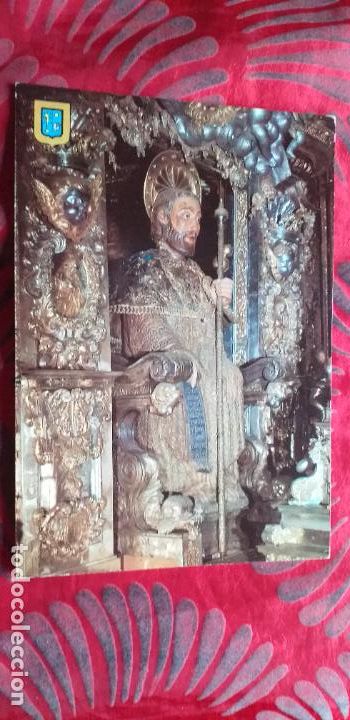 Postales: GALICIA-RV-150X105mm.-LA CORU&Ntilde;A-SANTIAGO DE COMPOSTELA-N&ordm;34-ESCRITA-APOSTOL SANTIAGO-CATEDRAL