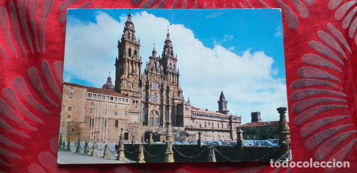 Postales: GALICIA-RV-150X105mm.-LA CORU&Ntilde;A-SANTIAGO DE COMPOSTELA-N&ordm;1-CIRCULADA-CATEDRAL-OBRADOIRO