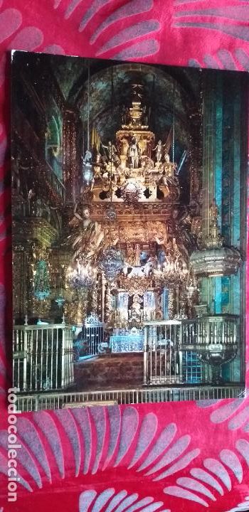 Postales: GALICIA-RV-150X105mm.-LA CORU&Ntilde;A-N&ordm;2022-SANTIAGO DE COMPOSTELA-CATEDRAL-ALTAR MAYOR