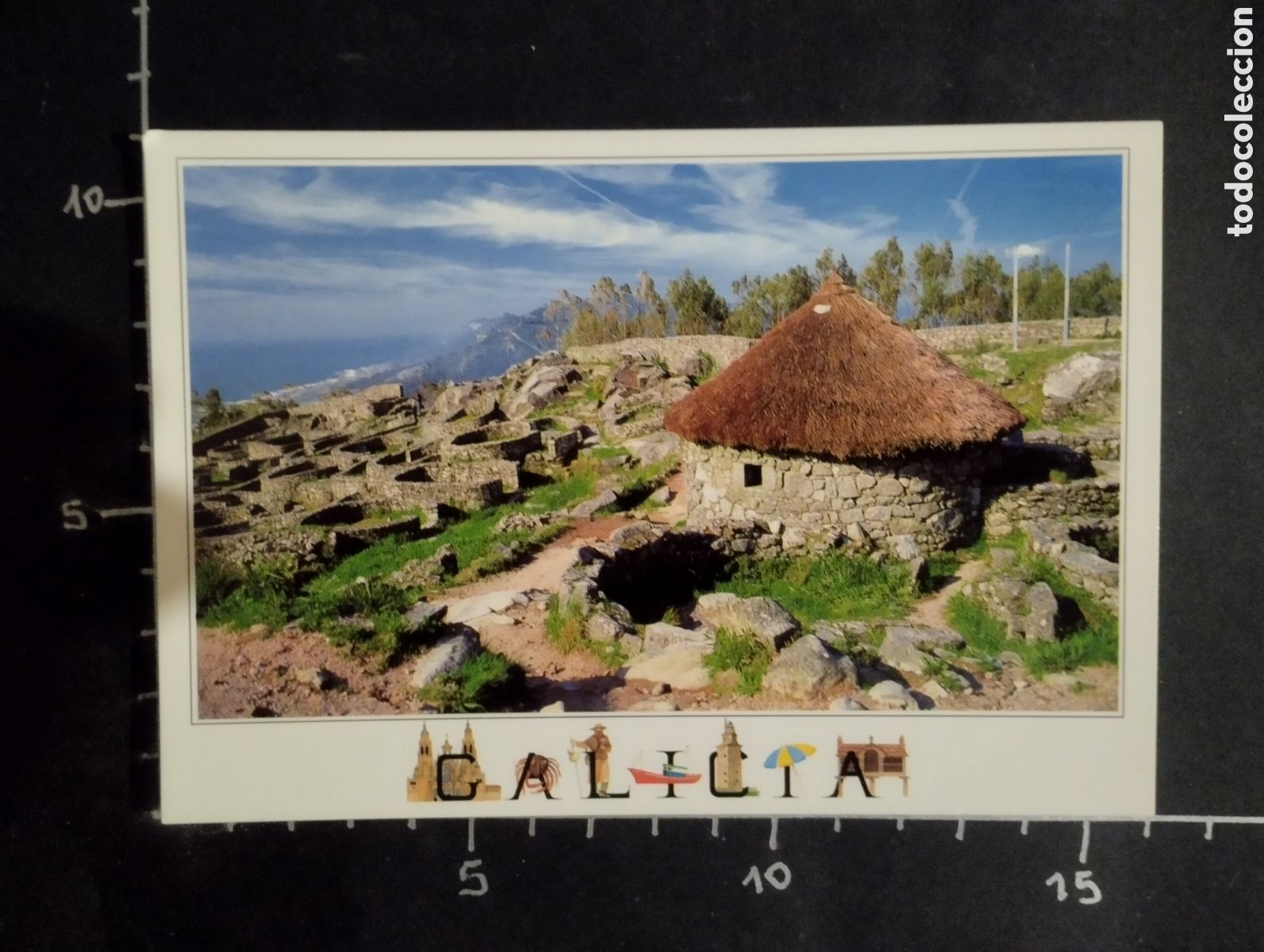 Postales: POSTAL. GALICIA - POBLADO CELTA Y MONTE DE SANTA TEGRA (A GUARDA)