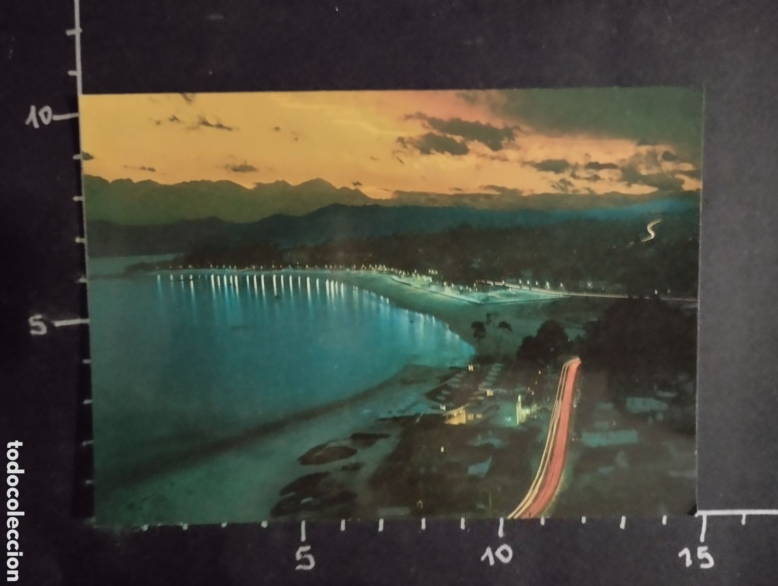 Postales: POSTAL. VIGO - PLAYA DE SAMIL. ATARDECER - Foto 1
