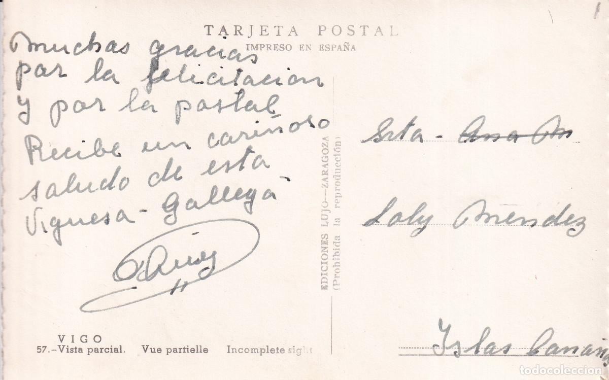 Postales: VIGO VISTA PARCIAL - Foto 2