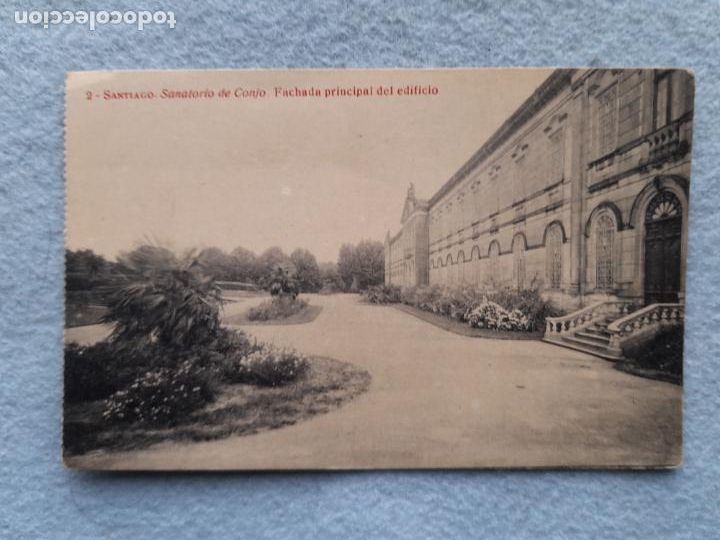 Postales: Santiago. Sanatorio de Conjo. Fachada Principal del Edificio. - Foto 1