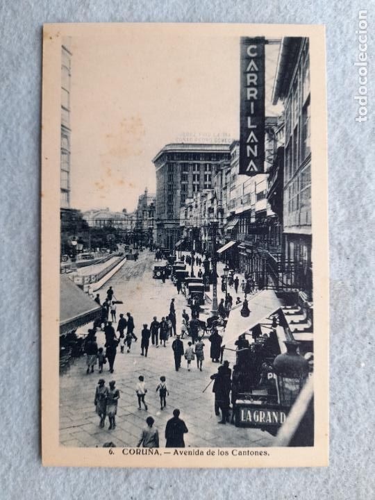 Postales: La Coru&ntilde;a. Avenida de los Cantones. - Foto 1