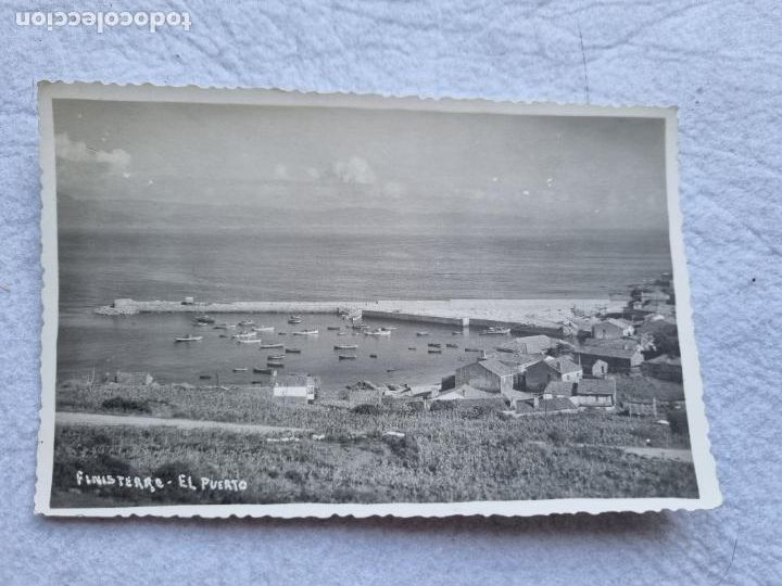 Postales: RARA FINISTERRE EL PUERTO FOTOGRAFICA