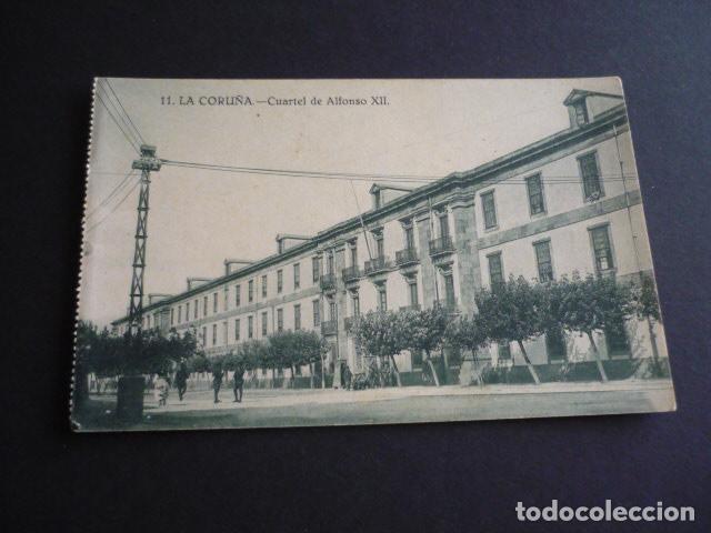 Postales: LA CORU&Ntilde;A CUARTEL DE ALFONSO XII - Foto 1