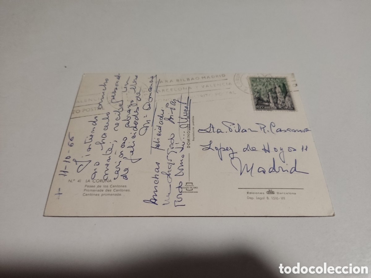 Postales: Postal La Coru&ntilde;a,paseo de los cantones - Foto 2