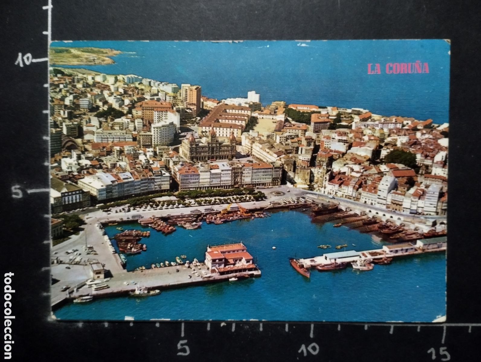 Postales: POSTAL. LA CORU&Ntilde;A - VISTA A&Eacute;REA - Foto 1
