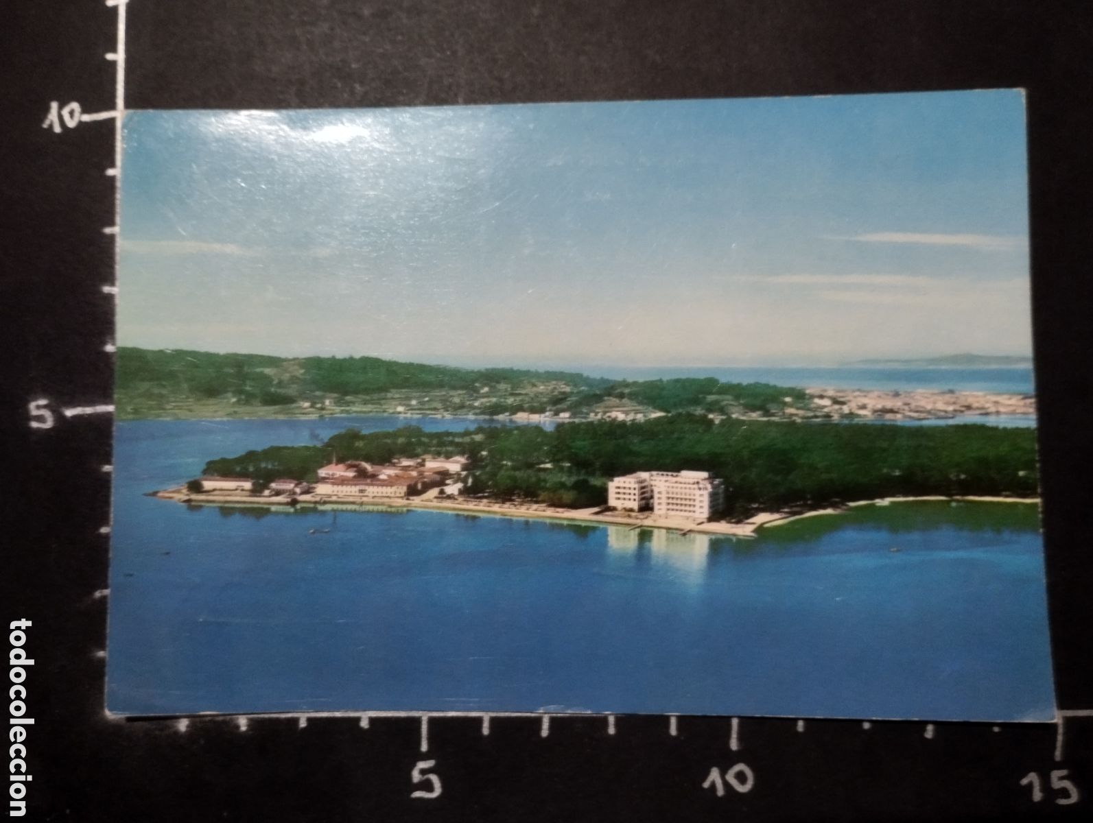 Postales: POSTAL. LA TOJA (PONTEVEDRA) - ISLA DE ENSUE&Ntilde;O. EDICI&Oacute;N FOURNIER. 1963