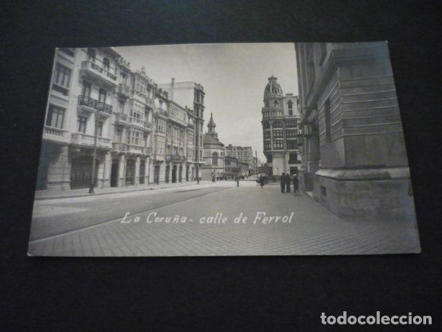 Postales: LA CORU&Ntilde;A CALLE DE FERROL - Foto 1