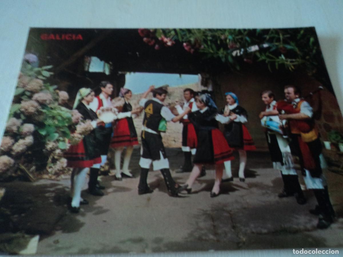 Cartes Postales: 540 GALICIA, BAILE DE MU&Ntilde;EIRA DE LA TRENZA, ED. PARIS, CIRCULADA