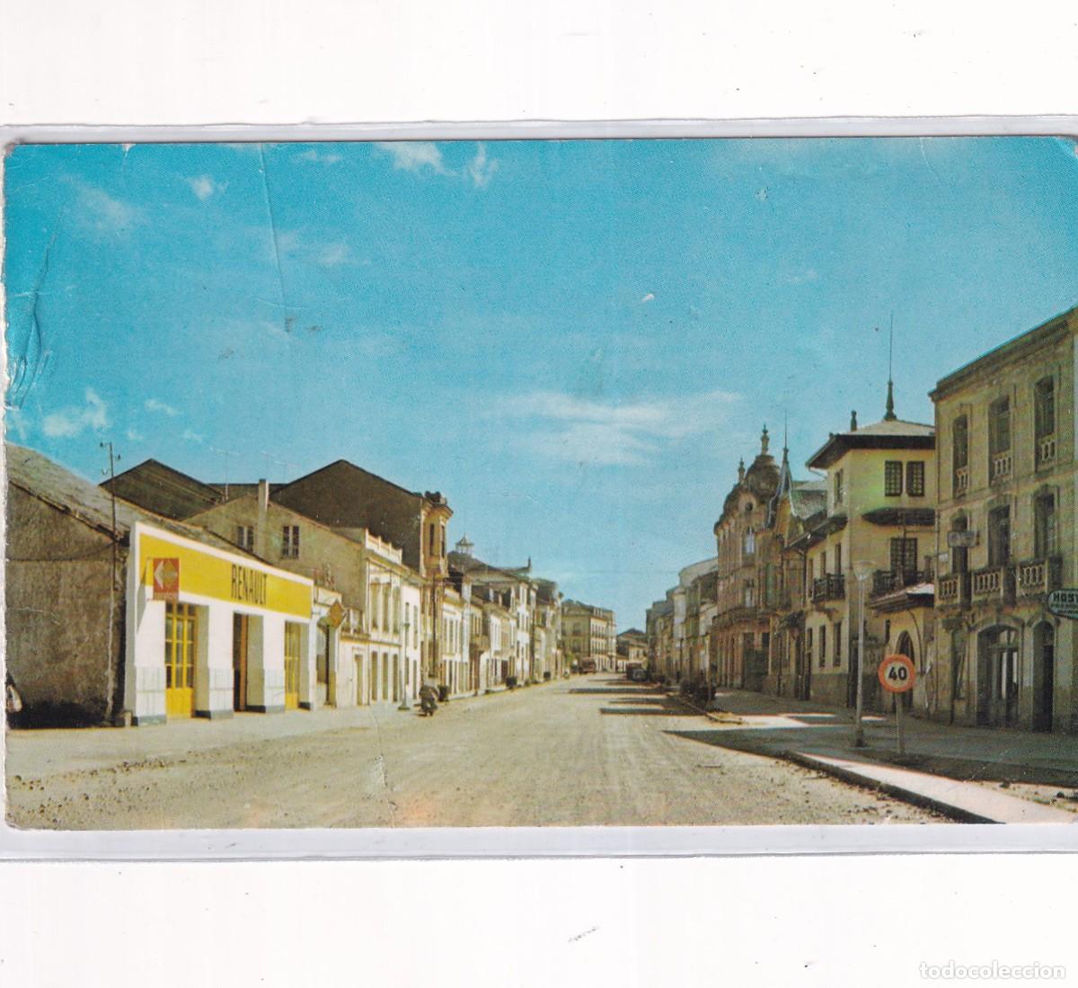 Postales: RIBADE Calle de San Roque. Publicidad Hostal Presidente. Cafe Espa&ntilde;ol. Comisi&oacute;n festejos.