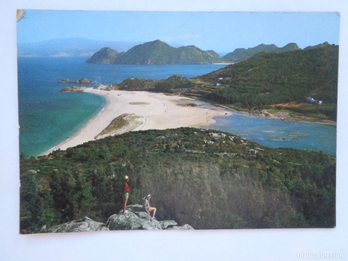 Postales: POSTAL DE VIGO : RIA E ISLAS CIES - Foto 1