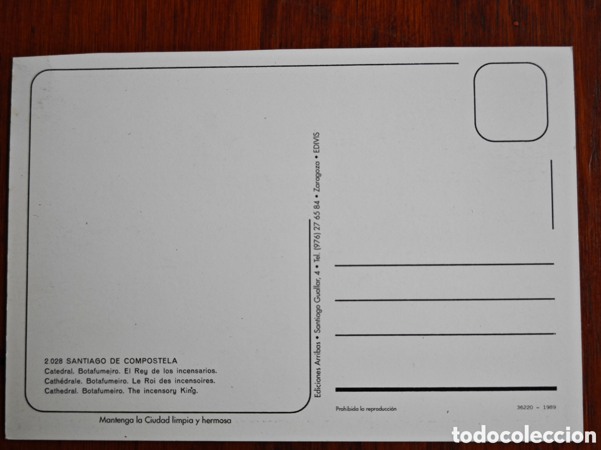 Postales: Santiago de Compostela, botafumeiro - Foto 2