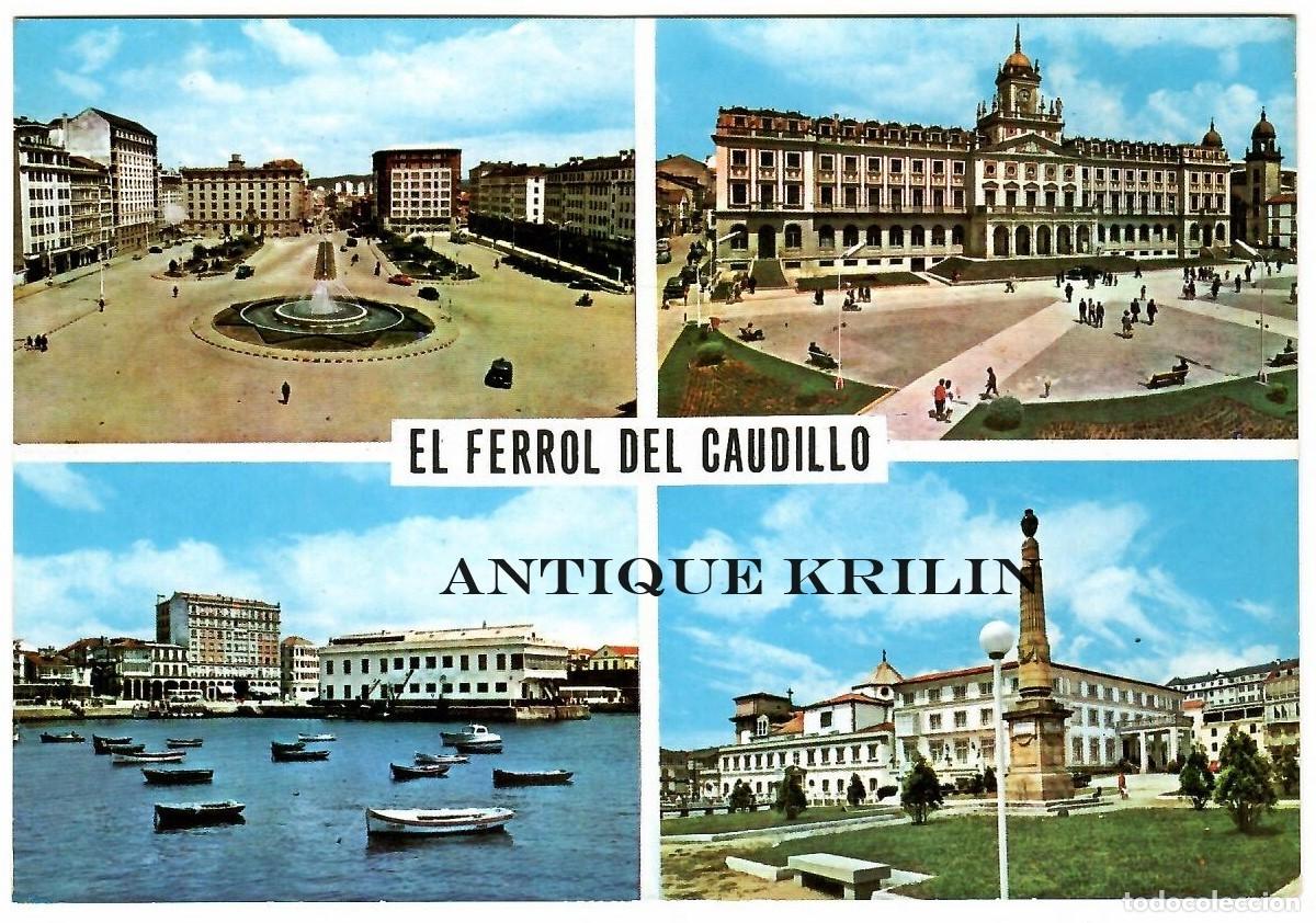 Postales: A CORU&Ntilde;A / EL FERROL DEL CAUDILLO N&ordm; 175 / EDICIONES PARIS / SIN CIRCULAR - Foto 1