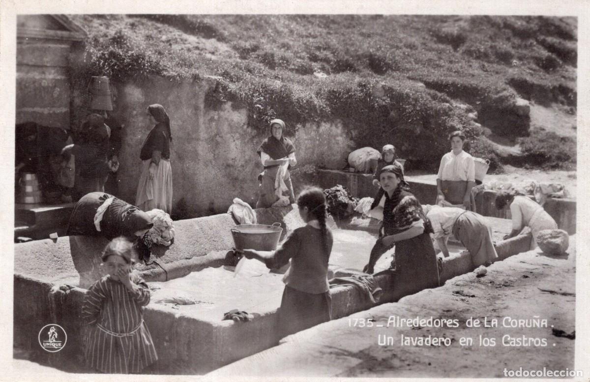 Postales: CORU&Ntilde;A. LAVADERO DE LOS CASTROS - Foto 1